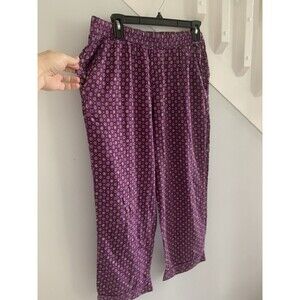 Vintage Victorias Secret Flannel Pajama Pants Short Court Style  Year 8/2016